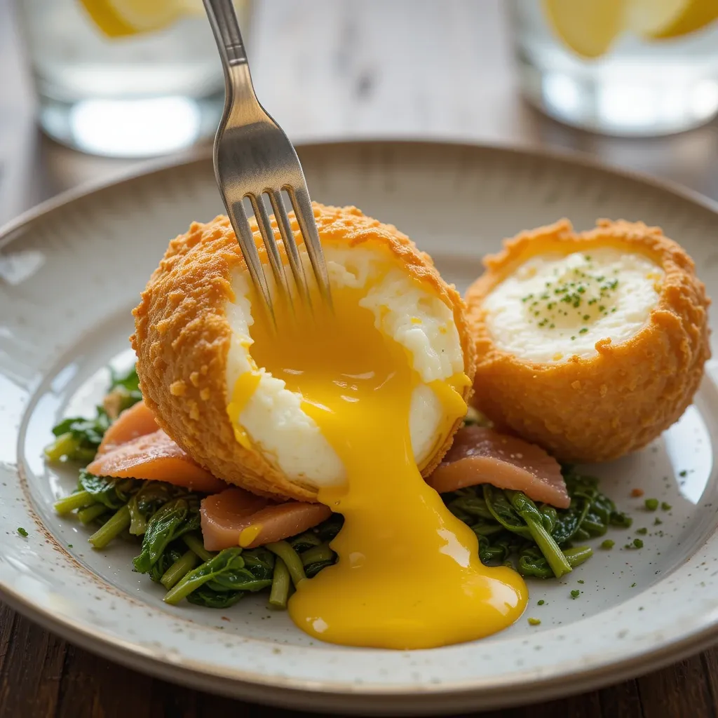Crispy-Coated Poached Egg