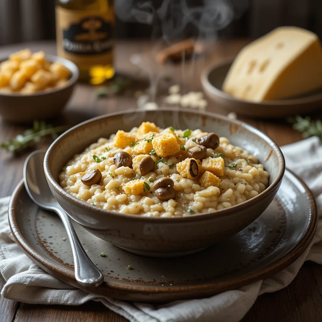Mushroom and Truffle Risotto