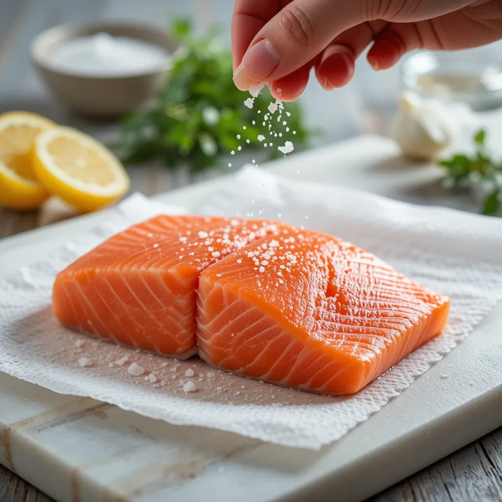 seasoning salmon