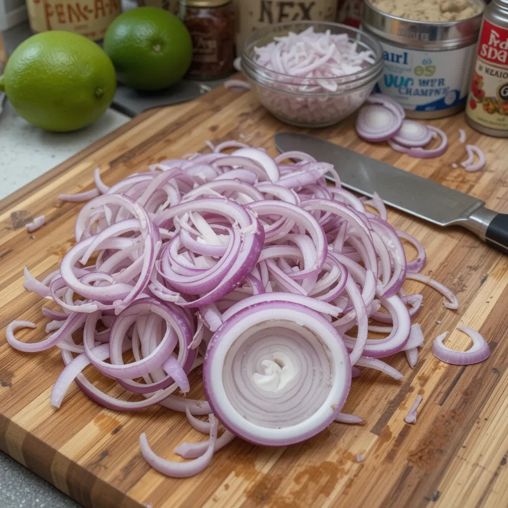 julienne onion