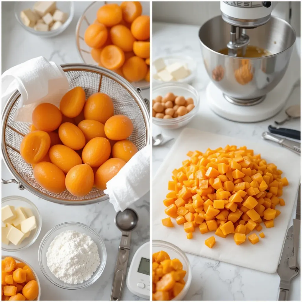 chopped apricots, almond extract, softened butter, sugar, salt, bread flour, vital wheat gluten