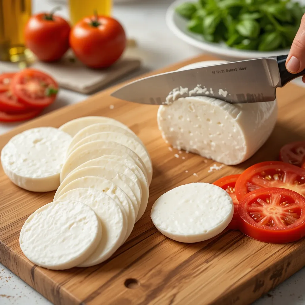 fresh mozzarella & tomatoes