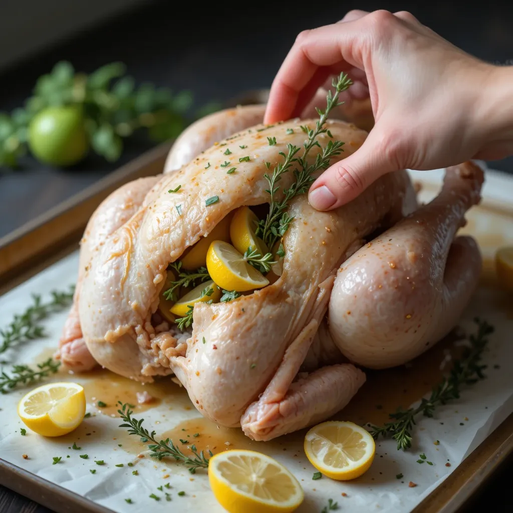 marinating chicken
