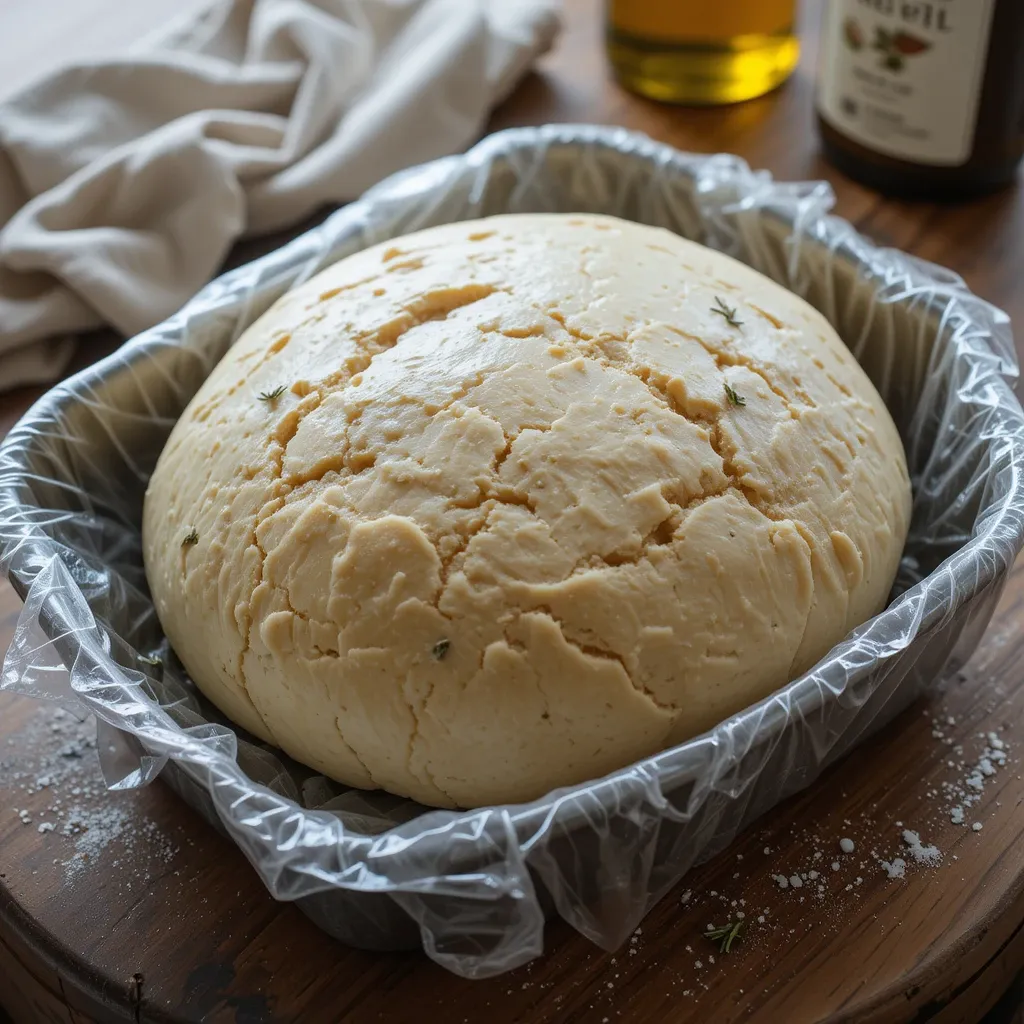 farmenting Rosemary Bread dough