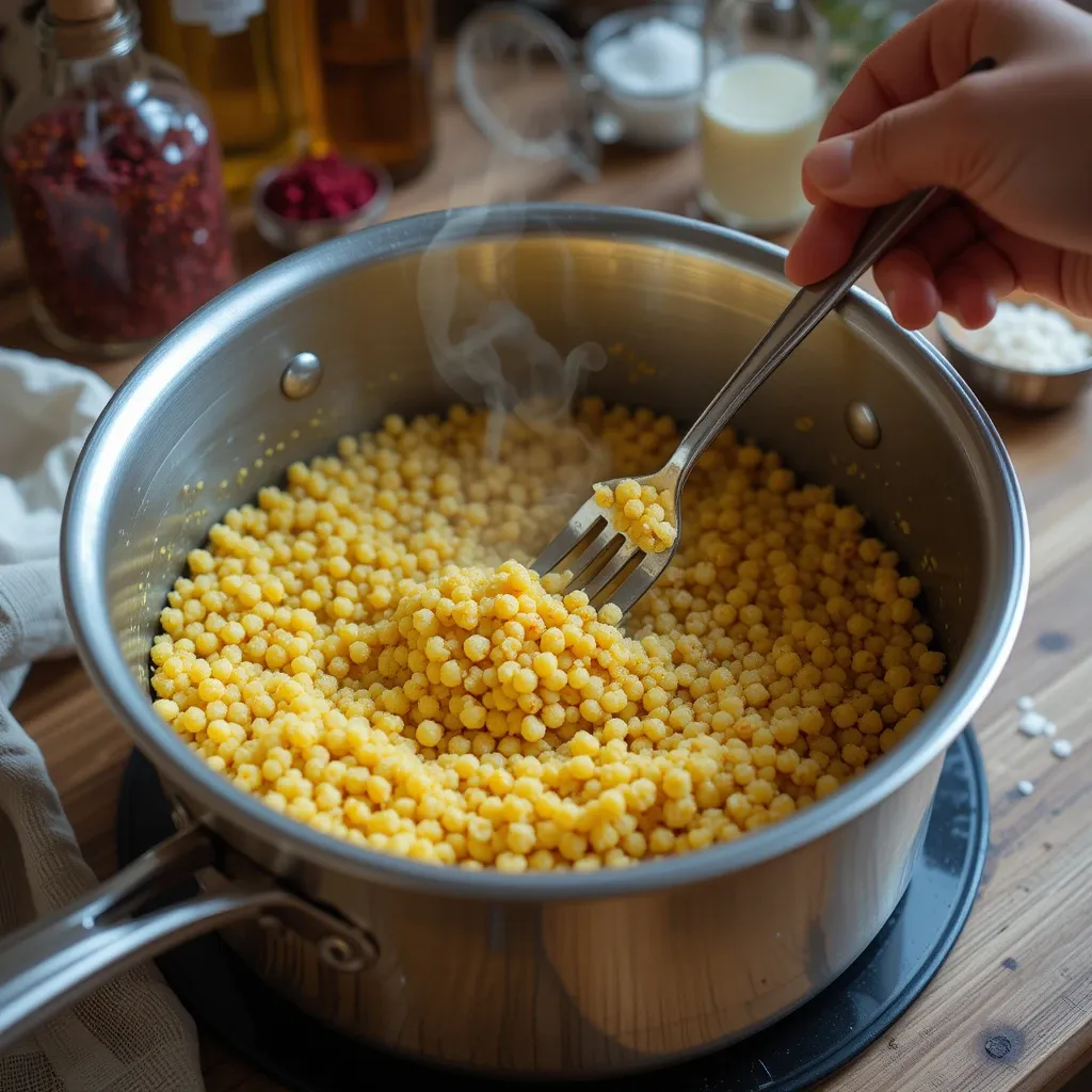 boiling couscous