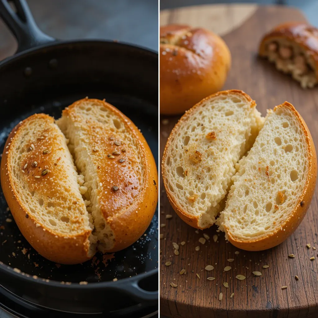 brioche caraway bun