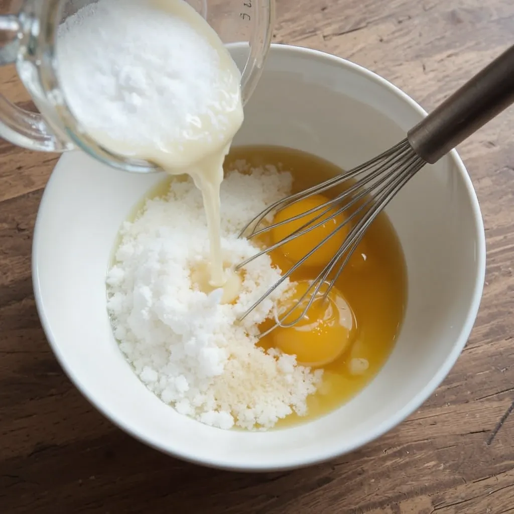 Whisk Eggs and Sugar