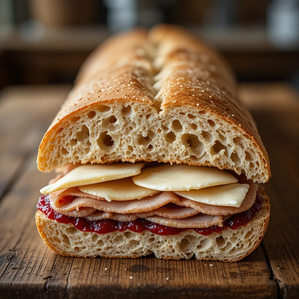 Turkey Cranberry Brie Sandwich