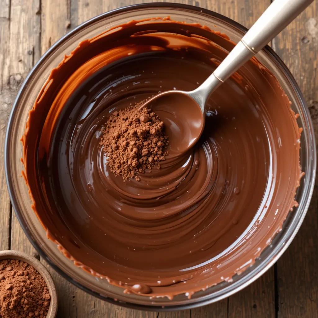 Mix Cocoa with Chocolate