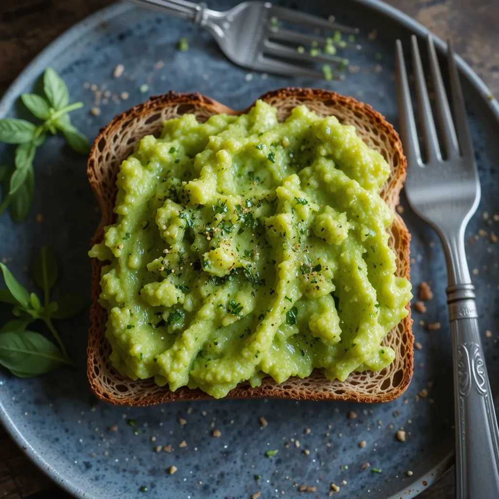 pesto layer with a generous spoonful of the avocado mix