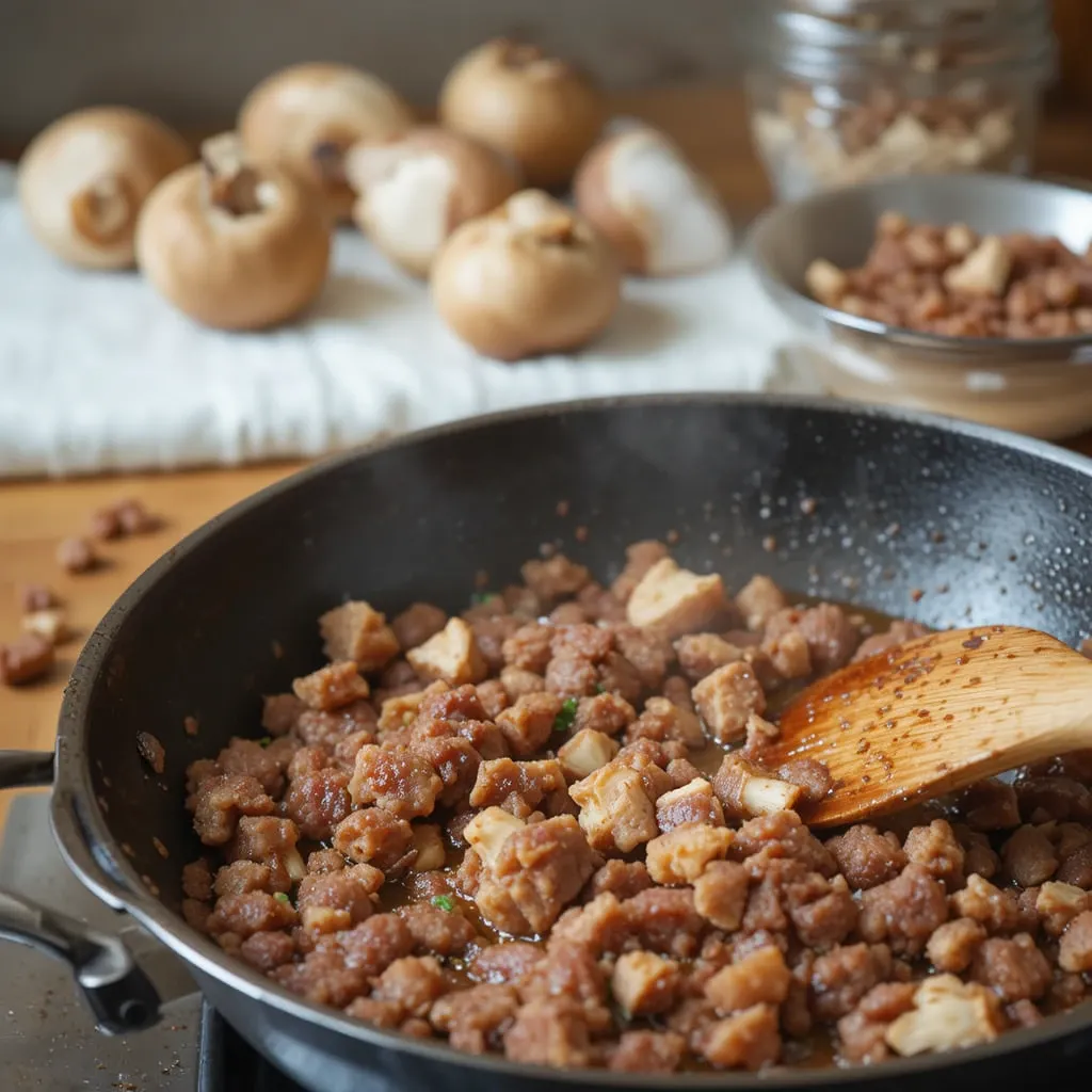 Sausage Mushroom