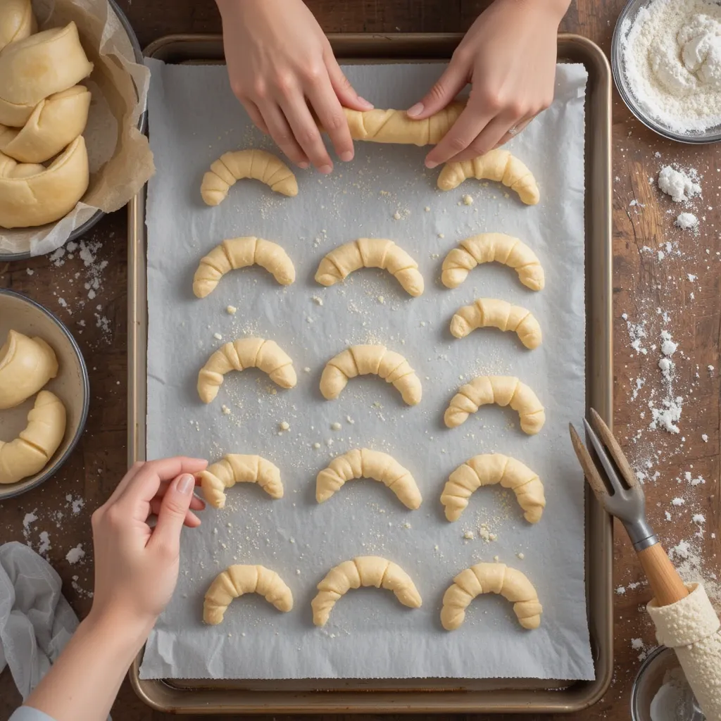 Almond Crescents