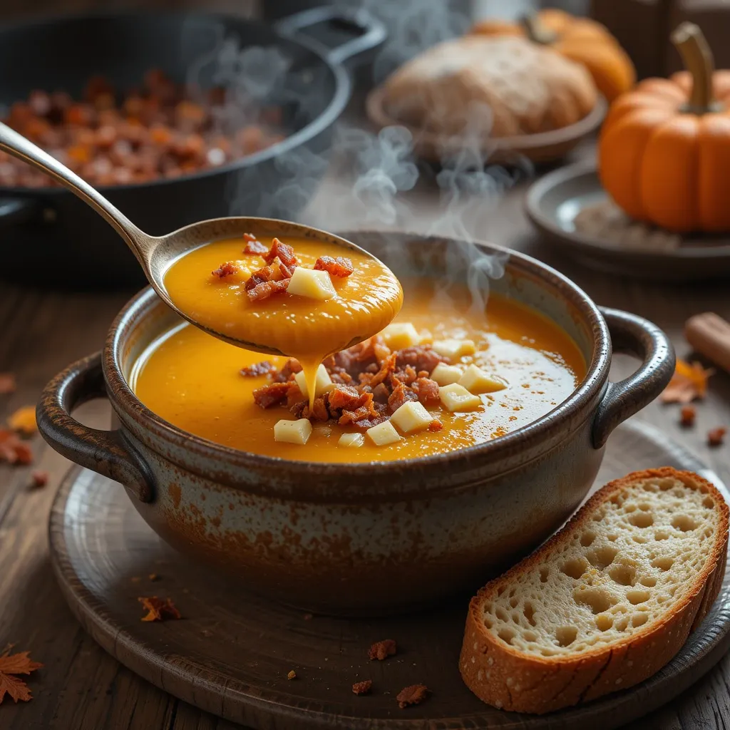 Pumpkin & Bacon Soup