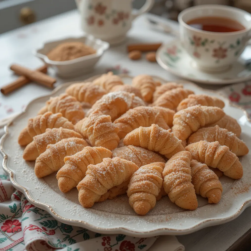 Almond Crescents